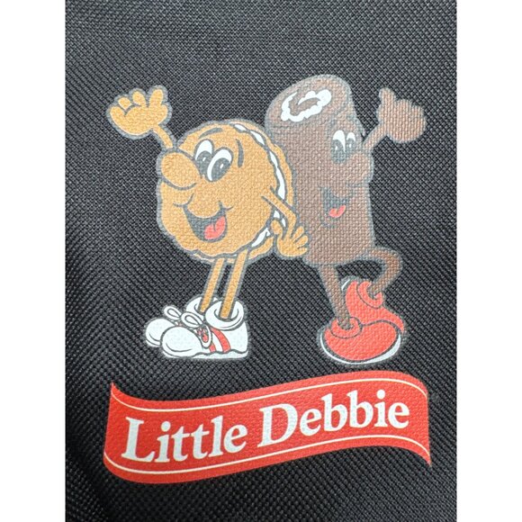 Little Debbie Snack Swiss Roll Oatmeal Cookie Character Black Sling Backpack